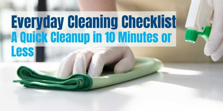 Everyday Cleaning Checklist
